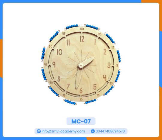 ساعة منتسوري بالخرز